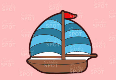 boat cookie cutter Home ship 3d print model - Mito3D