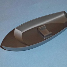 bateau à roue aubes en spirale vase imprimable jeu 3d print model - Mito3D