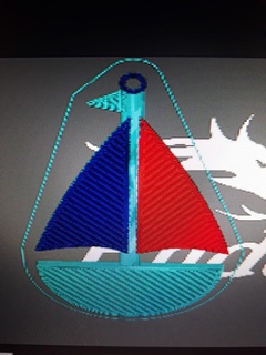 barca Bagnino vela 3d print model - Mito3D