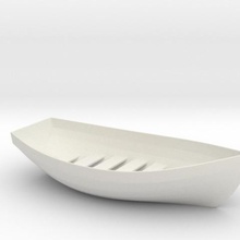 boat soap holder home dish bath restroom jar 3d print model - Mito3D