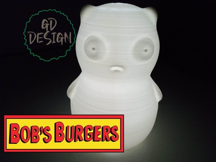 bob's burger kuchi kopi tealight Various décor art kids room man cave 3d print model - Mito3D