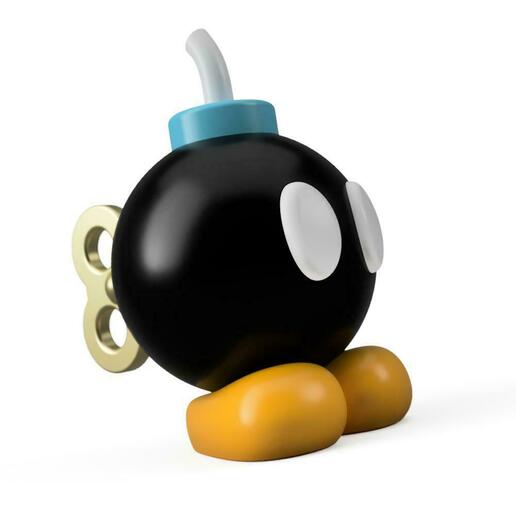 bob omb bomba mario Mario Bros Super nintendo juego videojuego juguete personaje 3D print model - Mito3D