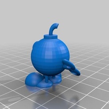 bob omb outil super mario vidéo Jeu personnage 3d impression 3d print model - Mito3D