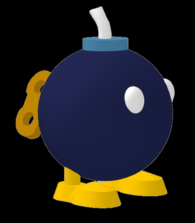 bob omb Super mario bobomb jeu classique DIY personnage nintendo 3d print model - Mito3D