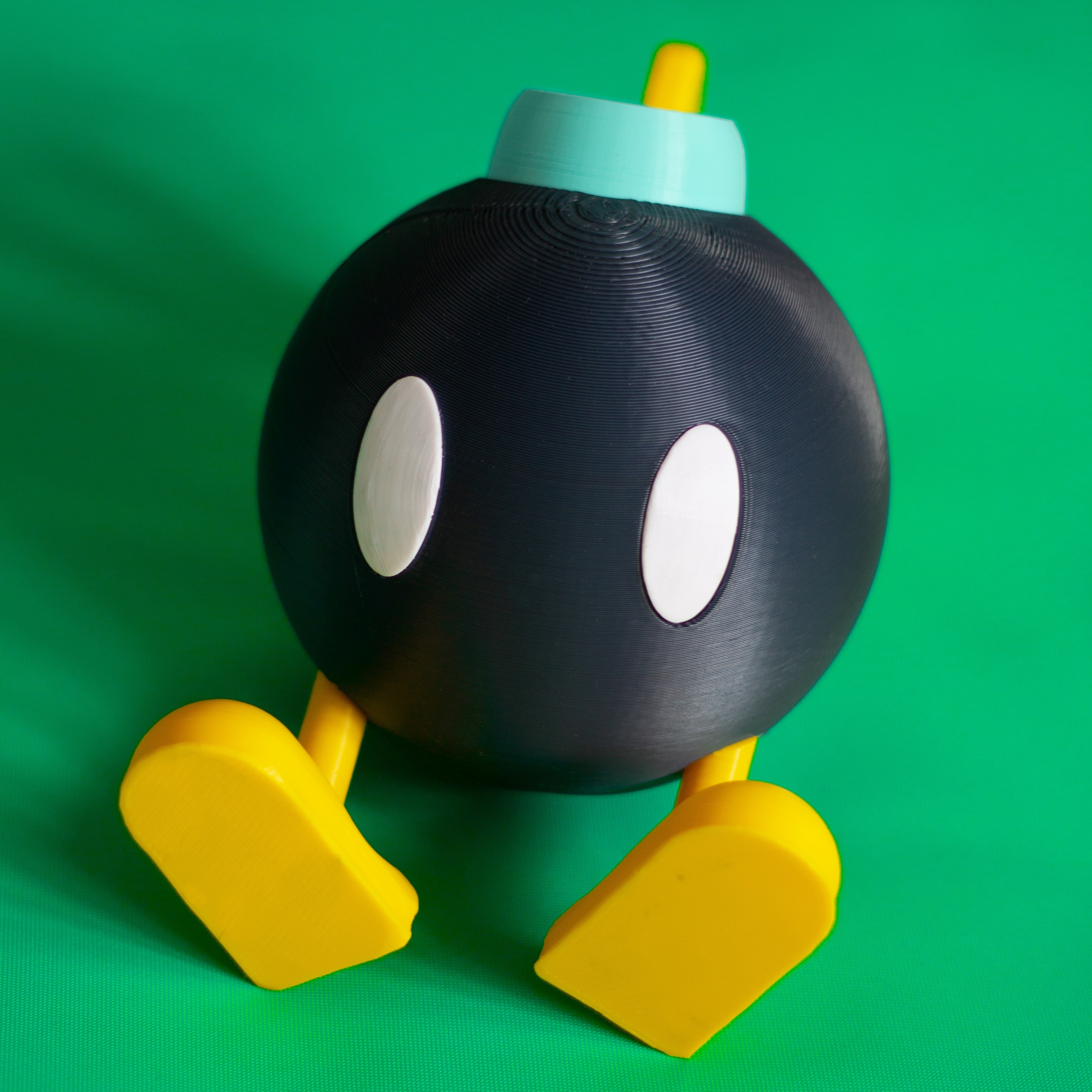 bob omb nintendo değiştirmek oyunlar Kulp destek Mario kart karakter 3D print model - Mito3D