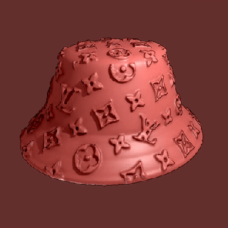 Beto lujo Moda muzo3d muzo sombrero gorra 3d print model - Mito3D