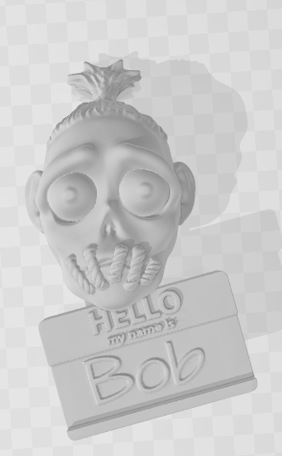 bob earrings beetlejuice timburton bitelchus betelgeuse earring complement 3d print model - Mito3D