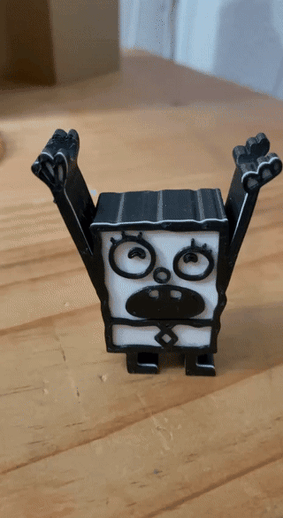 bob esponja lapiz arte spongebob lapicero 3d print model - Mito3D