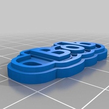 Beto llavero joyería joya personalizado llaveros 3d print model - Mito3D