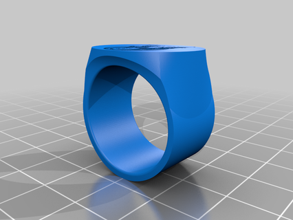 prumo marley sinete anel 22mm argolas 3d print model - Mito3D