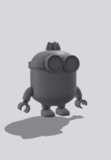 bob servitori ego minifigure servitore spregevole giocattolo 3d print model - Mito3D