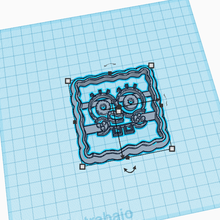 bob sponja cookie cutter tool cokie seal cutting decoration cake mass spongebob 3d print model - Mito3D