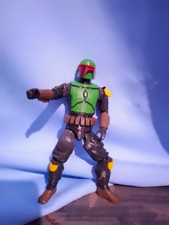 boba fett articulated toy star wars mandalorian hunter bounty war alien soldier man 3d print model - Mito3D