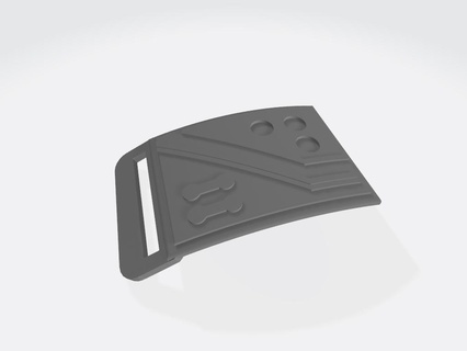 Boba fett kemer toka star savaşlar destek mandaloryalı 3d print model - Mito3D