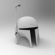 boba fett helmet salmeron starwars hobby diy robotics 3d print model - Mito3D