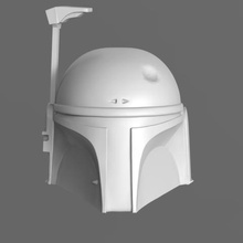 boba fett helmet fan art 3d print model star wars trooper 3d print model - Mito3D