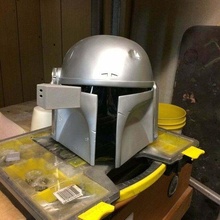 boba fett rangefinder fashion helmet cosplay star wars costume 3d print model - Mito3D