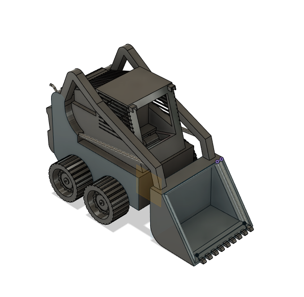 bobcat 3d modello 3D print model - Mito3D