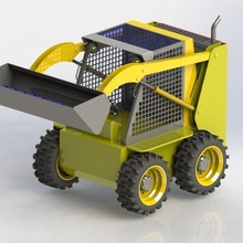 Rotluchs Lader Werkzeug bauen 3d print model - Mito3D