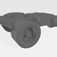 bobtail semi camion letto vari assale n scala 3d print model - Mito3D
