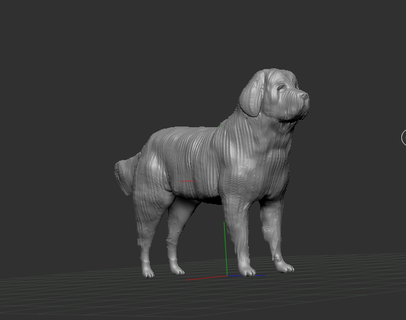 rabicorto animal perro cocker spaniel mascota perros 3d print model - Mito3D