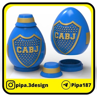 boca Pascua Resurrección huevo club fútbol regalo 3d print model - Mito3D