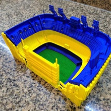 boca jr Stadien Architektur Stadion Fußball Mund junior-Mund die orale Phase Argentinien 3d print model - Mito3D