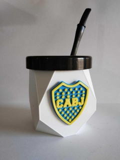 boca jrs compañero mate3d jarra fútbol argentina cabj clubs 3d print model - Mito3D