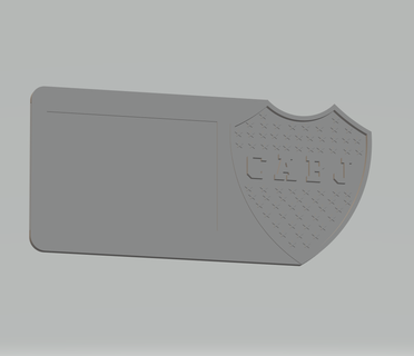 boca juniors card holder - version 2 mouth soccer sport club 3d print model - Mito3D