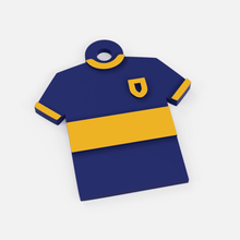 boca juniors keychain - key ring soccer keychains mouth junior 3d print model - Mito3D