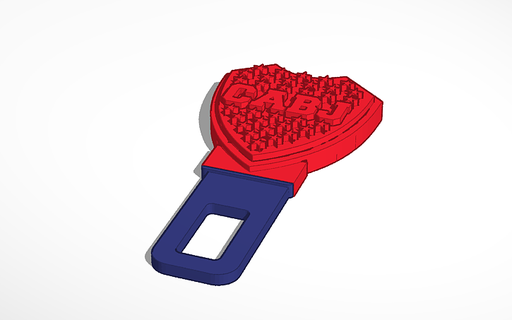 boca junior sicurezza cintura serratura bocca bocajuniors auto antiallarme 3d print model - Mito3D