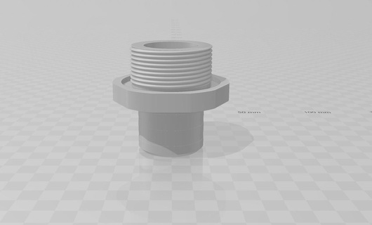 bocchetta pompa calore linea Argento piscina nuoto 3d print model - Mito3D
