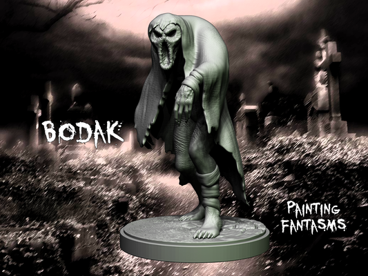 bodak undead zombie ghoul dungeons tabletop mini dnd 3d print model - Mito3D