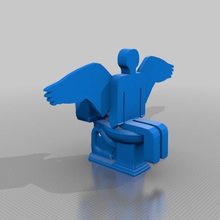 boden gefluegelhaltung ground wing attitude - verboten h5n1 art sculptures 3d print model - Mito3D