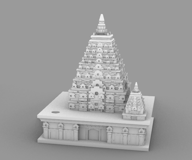 Bodhi Turm 3d gedruckt Modell 3d print model - Mito3D
