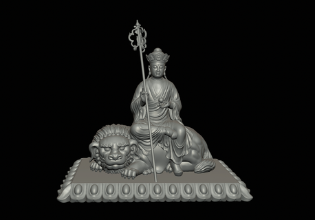 Bodhisattva ng Dharma Schutz Asien Osten Kultur 3d print model - Mito3D