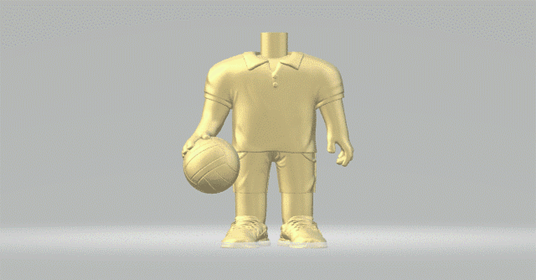 corpo 068 funko pop uomo 3d print model - Mito3D