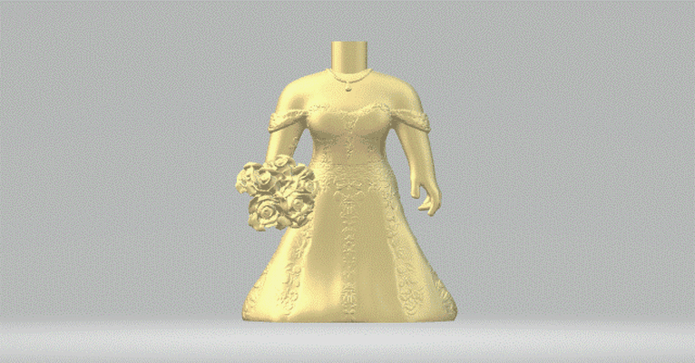 cuerpo 086 funko popular mujer 3d print model - Mito3D