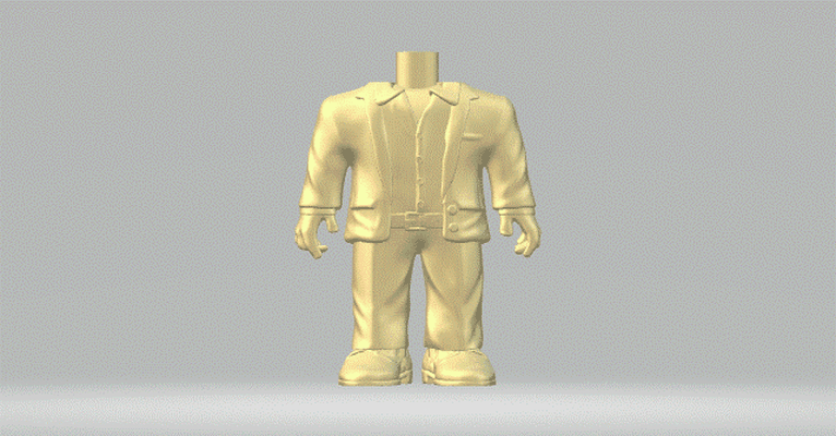 vücut 098 funko pop adam 3d print model - Mito3D