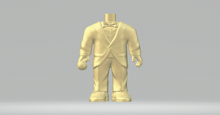 cuerpo 105 funko popular hombre 3d print model - Mito3D