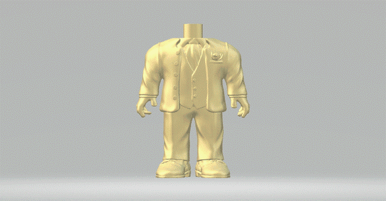 corpo 110 funko pop uomo 3d print model - Mito3D