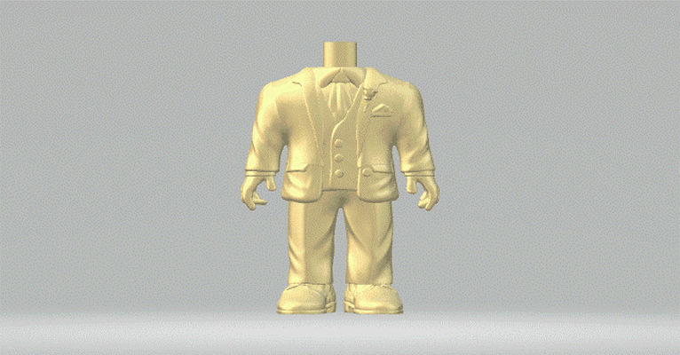 corpo 111 funko pop uomo 3d print model - Mito3D