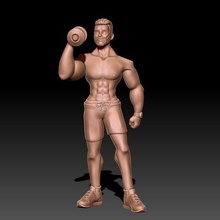 corpo costruttore bodybuilder bodybuilding fitness Palestra allenarsi motivazione in forma formazione palestra muscolo fitfam 3d print model - Mito3D