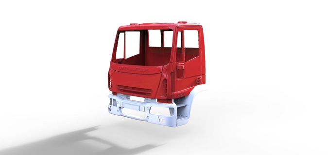 corps taxi Feu département iveco 1 12 entraîneur camion rc voiture 3d print model - Mito3D