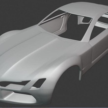 vücut araç - mercedes benz 3d yazıcı çeşitli araba parçalar stl baskı 3d print model - Mito3D
