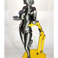 corpo chan figura feminino açao 3d 3d print model - Mito3D