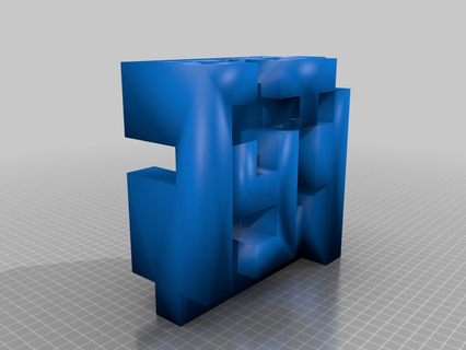 corpo cubo puzzle 3d stampa 3d print model - Mito3D