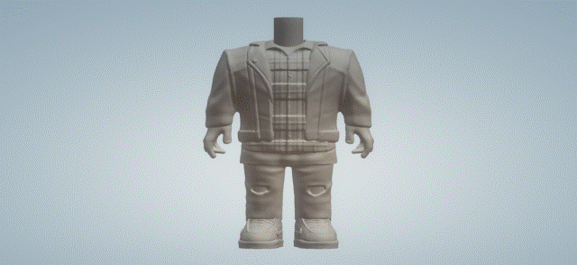 body men 063 3d print model - Mito3D