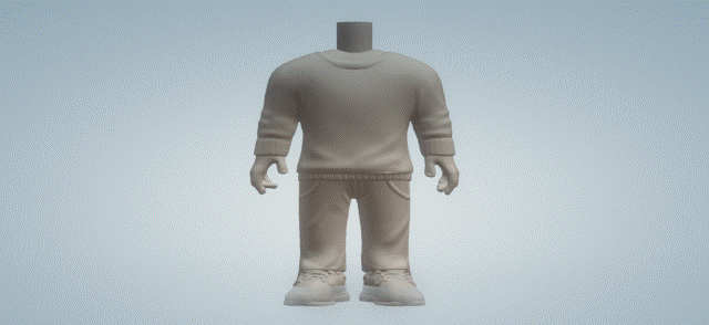 corpo uomini 073 3d print model - Mito3D