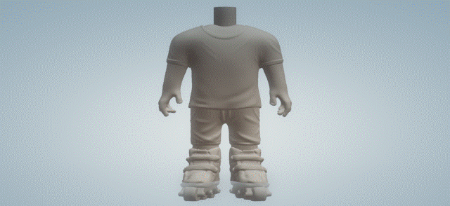 cuerpo hombres 079 3d print model - Mito3D